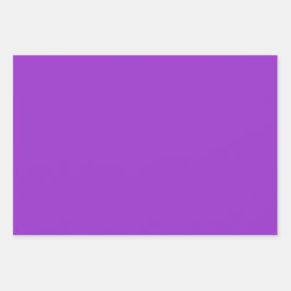 Schlicht Orchid Vivid Feminine Lila Shades 3 Tones Geschenkpapier Set