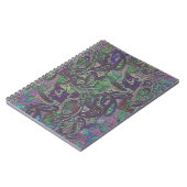 Schlicht Paisley 2 Notizblock (Linke Seite)