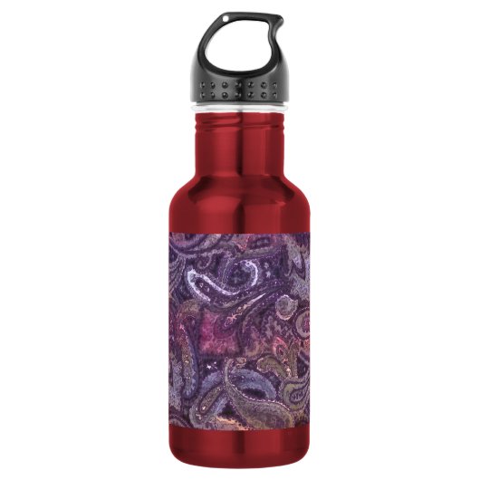 Schlicht Paisley 3 Trinkflasche (Vorderseite)