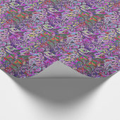 Schlicht Paisley 4 Geschenkpapier (Ecke)