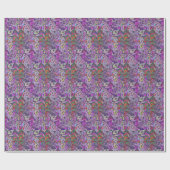 Schlicht Paisley 4 Geschenkpapier (Flach)