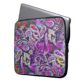 Schlicht Paisley 4 Laptopschutzhülle (Vorderseite Links)