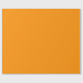 Schlicht Prestige Elite Orange Color Shade Tone Geschenkpapier (Flach)