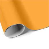 Schlicht Prestige Elite Orange Color Shade Tone Geschenkpapier (Rolleneckpunkt)