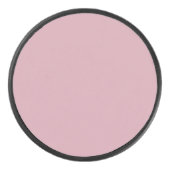 Schlicht rosa, solider Quartz Blush Puck (Vorderseite)