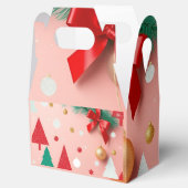 schlicht-rosa Weihnachten Geschenkschachtel (Geöffnet)