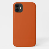 Schlicht rostig, rostfrei, orange Case-Mate iPhone hülle (Rückseite)