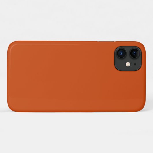 Schlicht rostig, rostfrei, orange Case-Mate iPhone hülle (Rückseite (Horizontal))