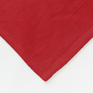 Schlicht rote Farbe Fleecedecke