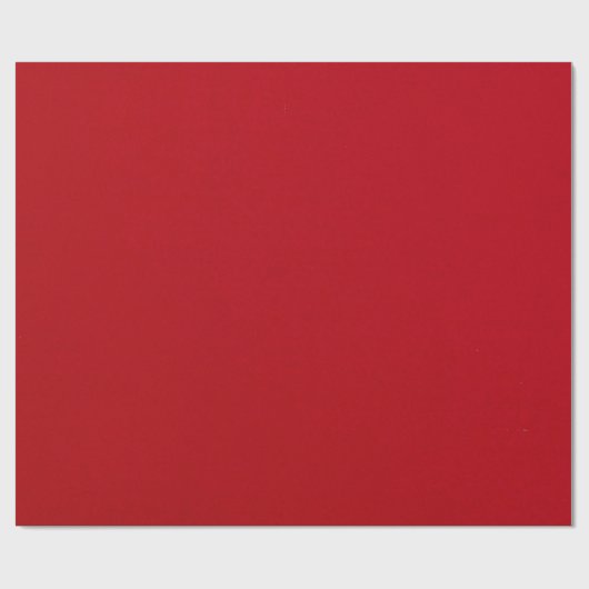Schlicht rote Farbe Geschenkpapier (Flach)