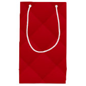 Schlicht rote Farbe Kleine Geschenktüte (Vorderseite)