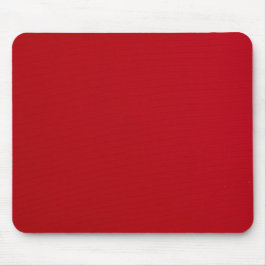 Schlicht rote Farbe Mousepad