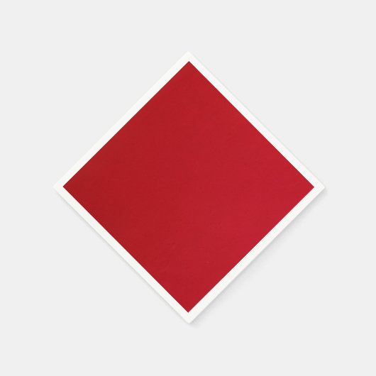 Schlicht rote Farbe Serviette (Ecke)