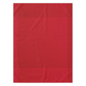 Schlicht rote Farbe Tischdecke (Vorderseite)