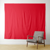 Schlicht rote Farbe Wandteppich (Beispiel (Horizontal))