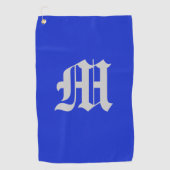 Schlicht Royal Blue Golfhandtuch (Vorderseite)