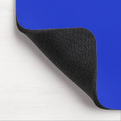 Schlicht Royal Blue Mousepad (Ecke)