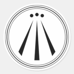 (Schlicht) Runder Aufkleber