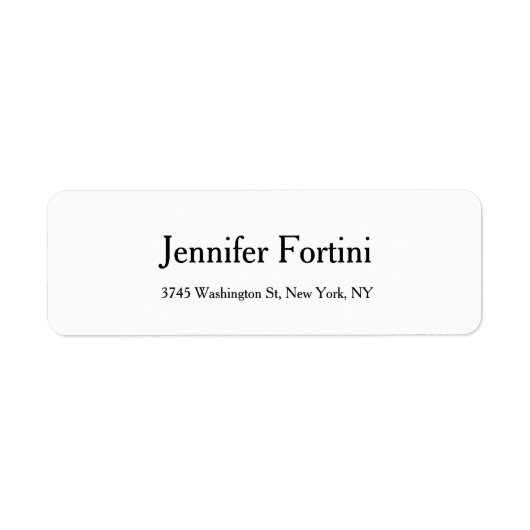 Schlicht schlicht und elegant Schwarz & Weiß moder (Vorne)