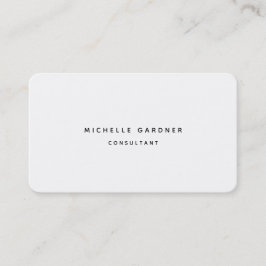 Schlicht Schwarz/Weiß Minimalistisch Moderne Beruf Visitenkarte