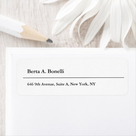 Schlicht Schwarz-weiße Minimalistisch Moderne (Insitu)