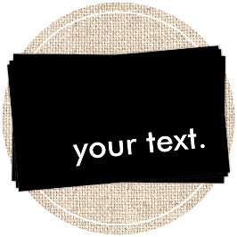 schlicht Schwarzweiß Visitenkarte