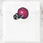 Schlicht serpent Apple Jesse Tree Sticker (Tasche)