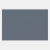 Schlicht Slate Marengo Mittelgraue Schattierungen Geschenkpapier Set (Vorderseite 2)