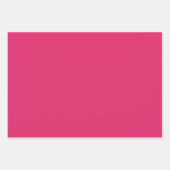 Schlicht Smitten Razzmatazz Pink Shades 3 Tones Geschenkpapier Set (Vorderseite 2)