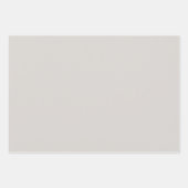Schlicht Stone Taupe Timberwolf Gray Shades 3 Tone Geschenkpapier Set (Vorderseite 3)