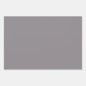 Schlicht Stone Taupe Timberwolf Gray Shades 3 Tone Geschenkpapier Set (Vorderseite 2)