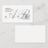 Schlicht Trendy Beruflich Visitenkarte (Vorne/Hinten)