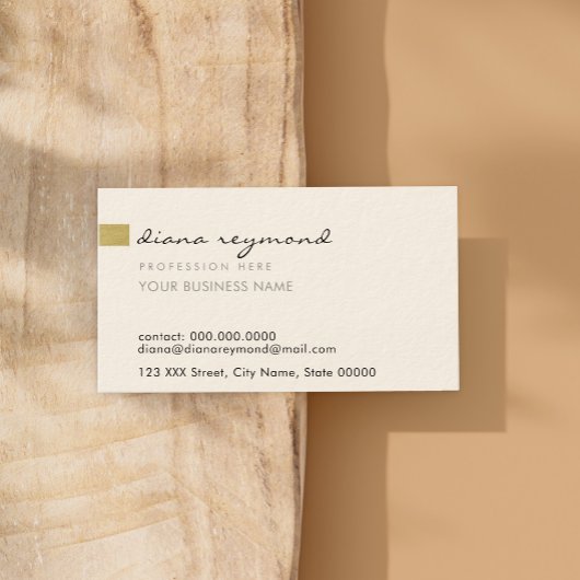 schlicht und beruflich visitenkarte