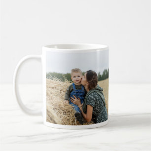 schlicht und einfach addieren Sie Ihre Mutter Foto Kaffeetasse