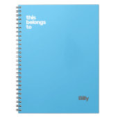 schlicht und einfach notizblock (Vorderseite)