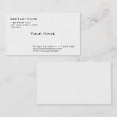 schlicht visitenkarte (Vorne/Hinten)