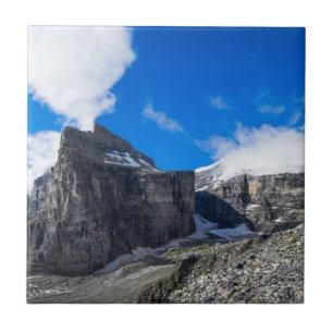 Schlicht von sechs Gletschern Lake Louise Alberta Fliese