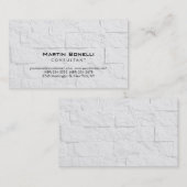 Schlicht Wall Brick Moderne Consultant-Visitenkart Visitenkarte (Vorne/Hinten)