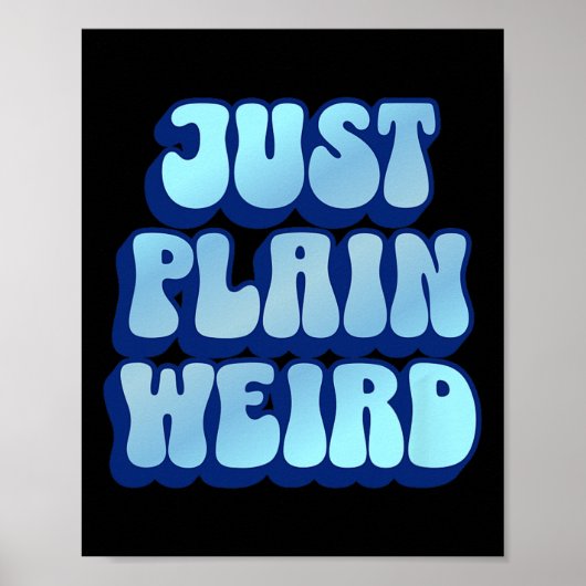 Schlicht Weird - Kamala Harris 2024 Poster (Vorne)