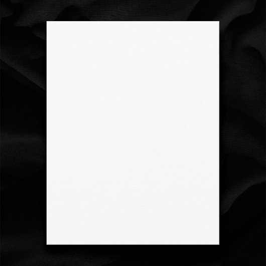 Schlicht-weiß 4,25" x 5,5" Blank-Hochzeitdetails Begleitkarte