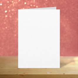 Schlicht White 5" x 7" Matte Blank Geburtstag Karte