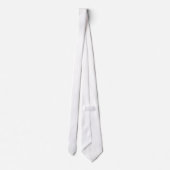 Schlicht White NeckTie Krawatte (Rückseite)