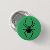 Schlichte Alte Spinne Button (Vorne & Hinten)
