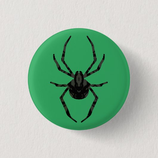 Schlichte Alte Spinne Button (Vorderseite)