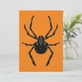 Schlichte Alte Spinne Einladung (Stehend Vorderseite)