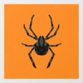 Schlichte Alte Spinne Fensteraufkleber (Blatt)