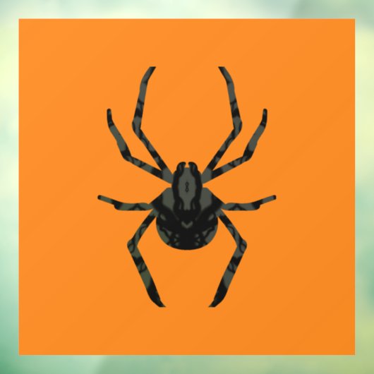 Schlichte Alte Spinne Fensteraufkleber (Blatt 3)