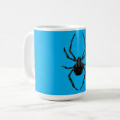 Schlichte Alte Spinne Kaffeetasse (Vorderseite Links)