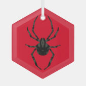 Schlichte Alte Spinne Ornament Aus Glas (Vorderseite)