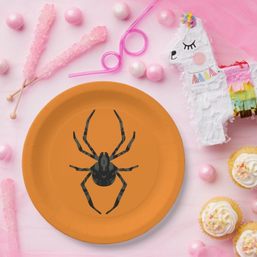 Schlichte Alte Spinne Pappteller (Party)